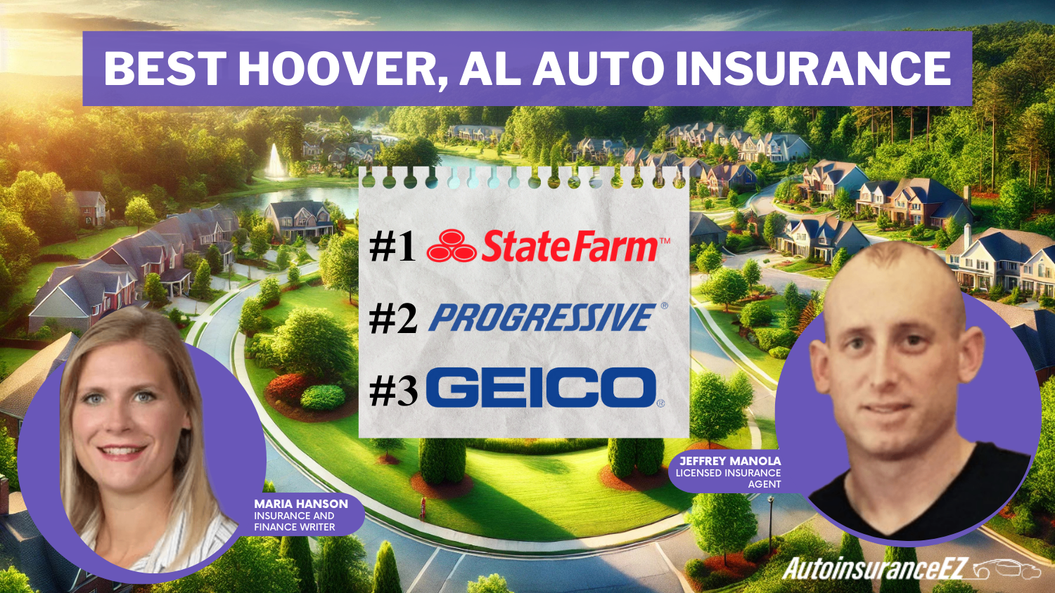 Best Hoover, AL Auto Insurance: State Farm, Progressive, and Geico Best Hoover, AL Auto Insurance: State Farm, Progressive, and Geico