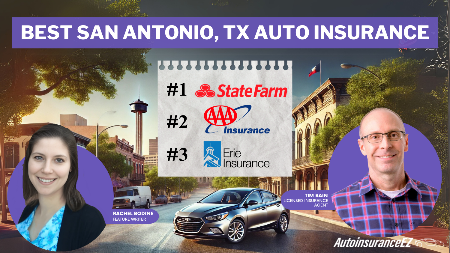 Best San Antonio, TX Auto Insurance: State Farm, AAA, and Erie Best San Antonio, TX Auto Insurance: State Farm, AAA, and Erie