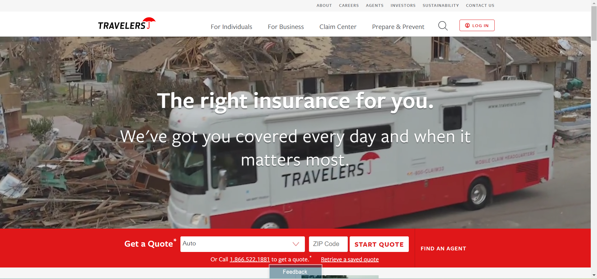 Travelers site: Cheap auto insurance in Rhode Island