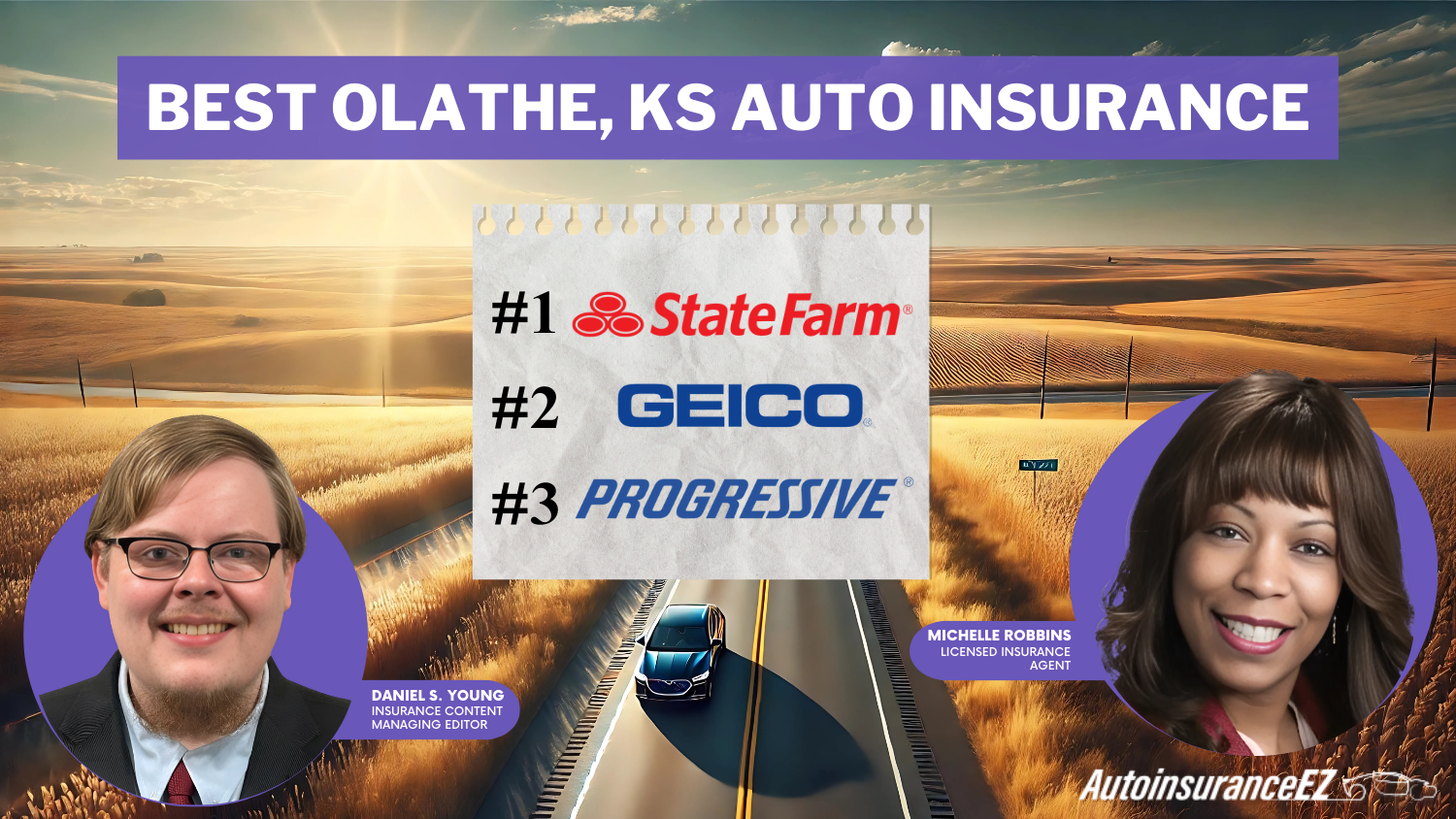 Best Olathe, KS Auto Insurance: State Farm, Geico, and Progressive