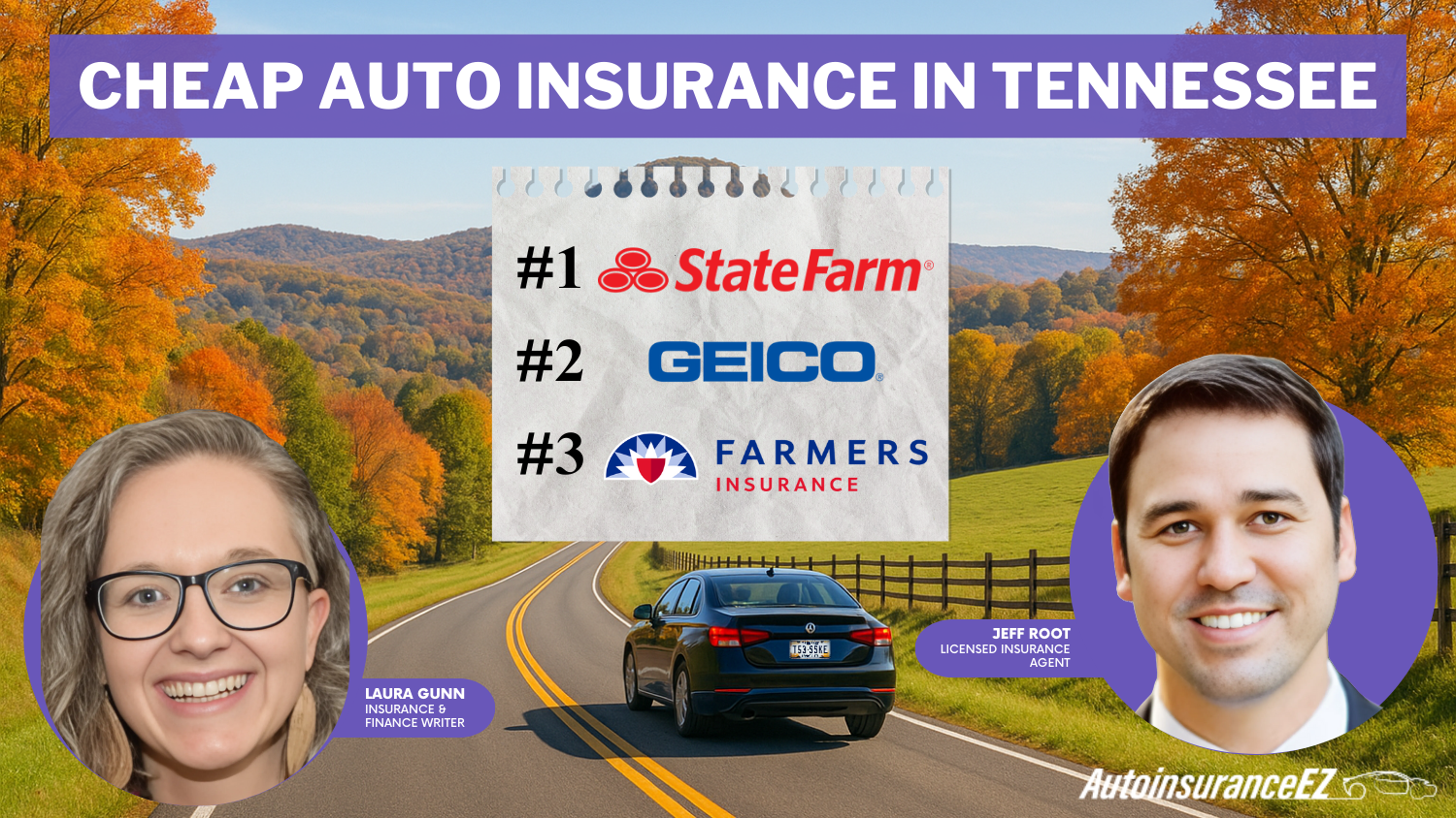 Cheap Auto Insurance in Tennessee: State Farm, Geico, Farmers Cheap Auto Insurance in Tennessee: State Farm, Geico, Farmers